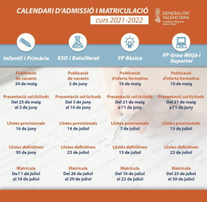 Calendari de matriculació